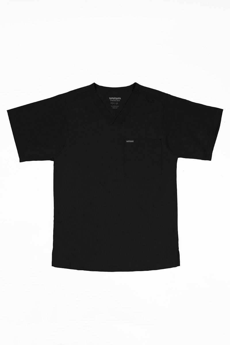 Scrub Médico Four Way Stretch Negro para hombre