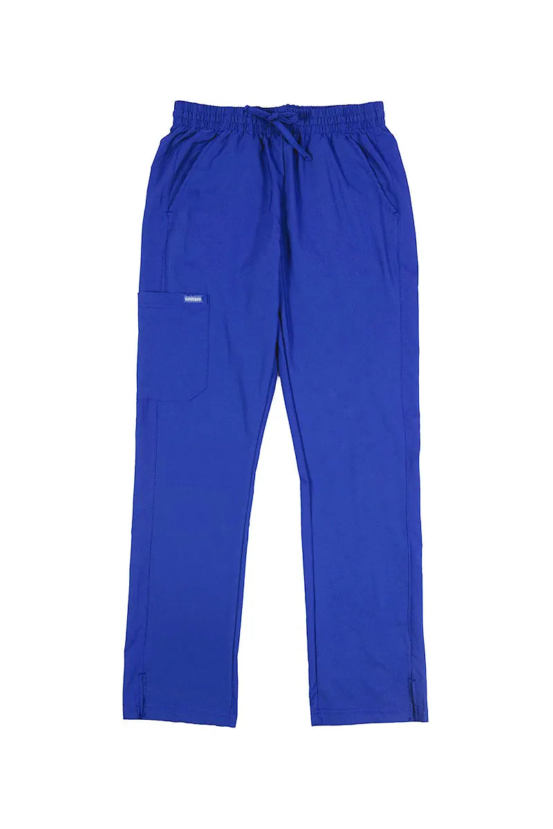 Uniforme Quirúrgico con pantalón recto Four Way Stretch Azul Rey para hombre
