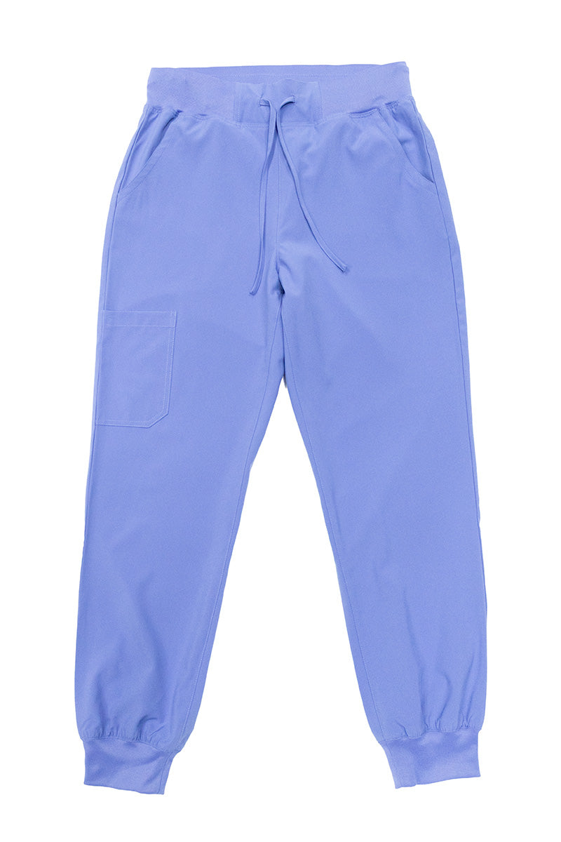 Uniforme Quirúrgico Mao Jogger color Azul Celeste para mujer con pantalon jogger