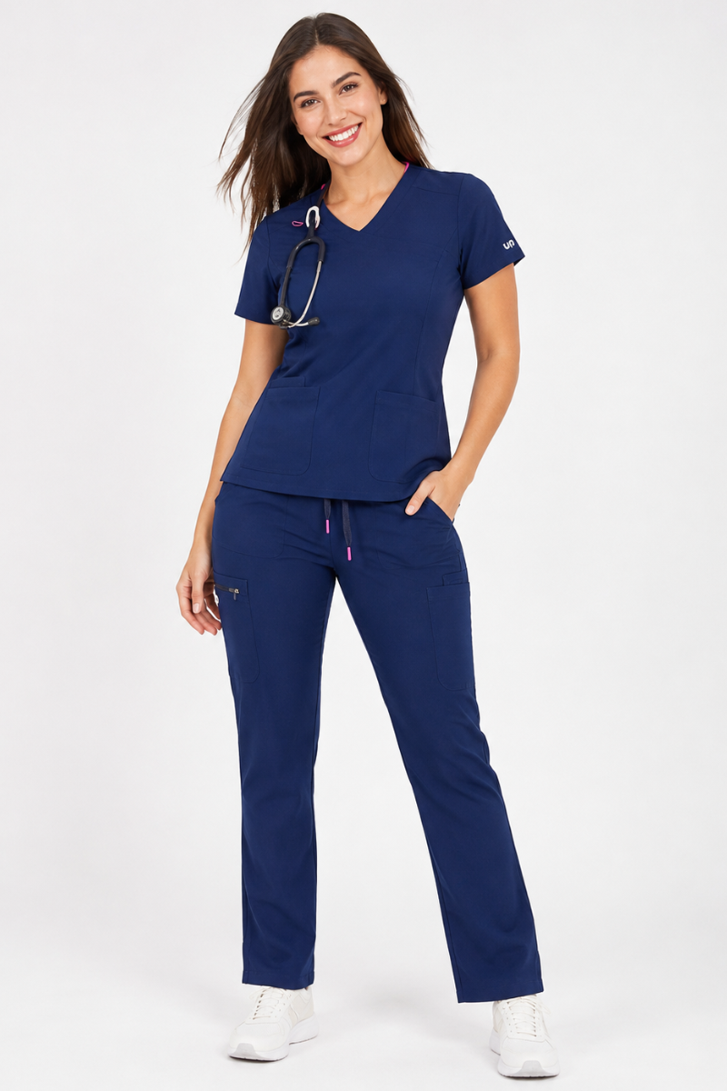 Uniforme Quirúrgico Unitam Performance Azul Marino para mujer